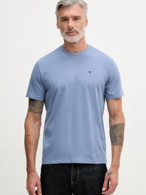 Calvin Klein Jeans T-shirt męski bawełniany niebieski