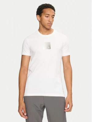 Calvin Klein Jeans T-Shirt Metallic Box J30J325686 Biały Slim Fit