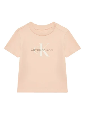 Calvin Klein Jeans T-Shirt Monogram IN0IN00001 Różowy Regular Fit
