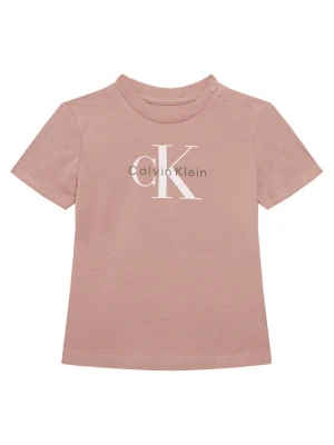 Calvin Klein Jeans T-Shirt Monogram IN0IN00334 Różowy Regular Fit