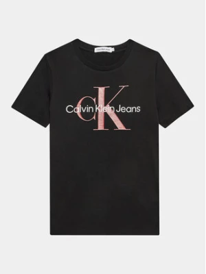 Calvin Klein Jeans T-Shirt Monogram IU0IU00460 Czarny Regular Fit