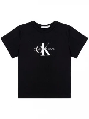 Calvin Klein Jeans T-Shirt Monogram Logo IU0IU00068 Czarny Regular Fit