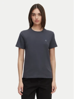 Calvin Klein Jeans T-Shirt Monogram LV047B224G Szary ciemny Regular Fit