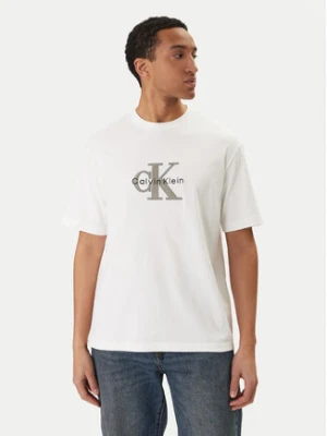 Zdjęcie produktu Calvin Klein Jeans T-Shirt Monologo Graphic LV04RE815G Biały Regular Fit