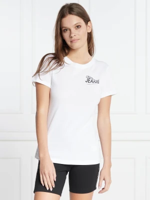 Calvin Klein Jeans T-shirt MOTION LOGO | Regular Fit biały