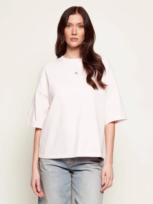 Calvin Klein Jeans T-shirt | Oversize fit różowy