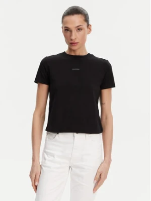 Calvin Klein Jeans T-Shirt Placed Institutional J20J225524 Czarny Slim Fit