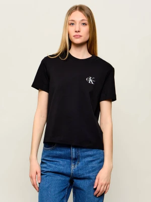 Calvin Klein Jeans T-shirt | Regular Fit czarny