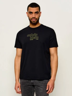 Calvin Klein Jeans T-shirt | Regular Fit czarny