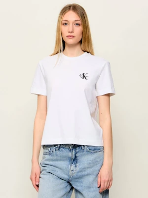 Calvin Klein Jeans T-shirt | Regular Fit biały