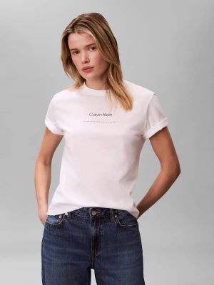 Calvin Klein Jeans T-shirt | Regular Fit biały