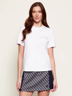 Calvin Klein Jeans T-shirt | Regular Fit biały