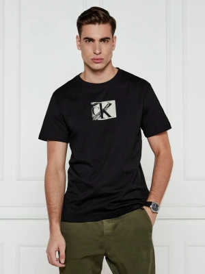 Calvin Klein Jeans T-shirt | Regular Fit czarny