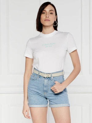 Calvin Klein Jeans T-shirt | Regular Fit biały