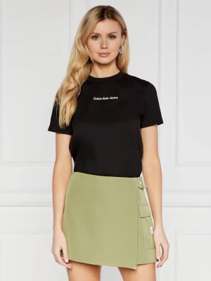 Calvin Klein Jeans T-shirt | Regular Fit czarny