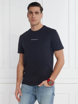 Calvin Klein Jeans T-shirt | Regular Fit granatowy