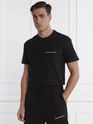 Calvin Klein Jeans T-shirt | Regular Fit czarny
