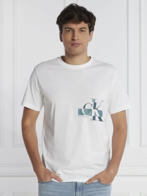 Calvin Klein Jeans T-shirt | Regular Fit biały