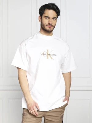 Calvin Klein Jeans T-shirt | Regular Fit biały