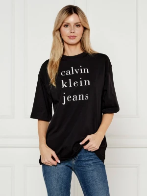 Calvin Klein Jeans T-shirt | Relaxed fit czarny