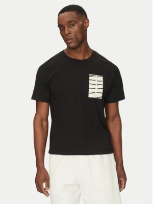 Calvin Klein Jeans T-Shirt Serif Box Graphic J30J327474 Czarny Regular Fit