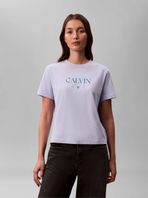 Calvin Klein Jeans T-shirt | Slim Fit niebieski