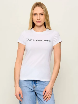 Calvin Klein Jeans T-shirt | Slim Fit biały