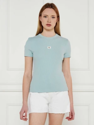 Calvin Klein Jeans T-shirt | Slim Fit morski