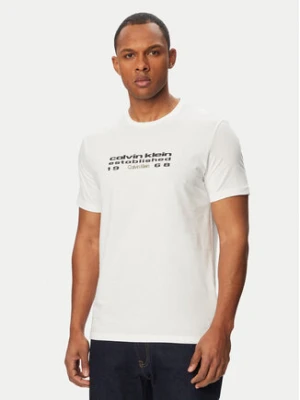 Zdjęcie produktu Calvin Klein Jeans T-Shirt SS 30s EU LV04RG800G Biały Regular Fit