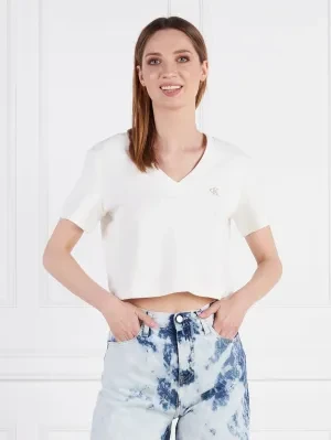 Calvin Klein Jeans T-shirt WAFFLE | Cropped Fit