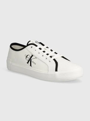 Calvin Klein Jeans tenisówki SKATER VULCANIZED LOW CS ML MR damskie kolor biały YW0YW01453