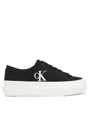 Calvin Klein Jeans Tenisówki Vulc Flatform Low Cv Mg YW0YW01763 Czarny