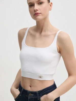 Calvin Klein Jeans top biały