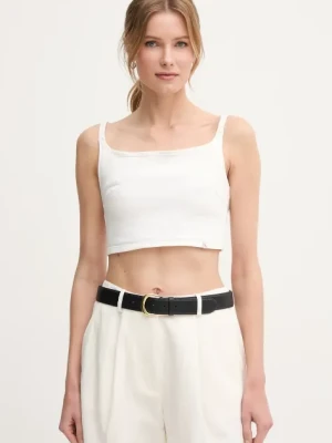 Calvin Klein Jeans top damski kolor beżowy J20J225195