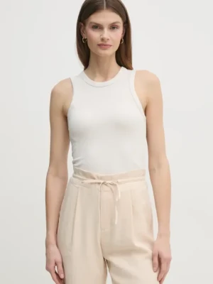 Calvin Klein Jeans top damski kolor beżowy J20J225315