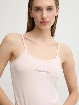 Calvin Klein Jeans top damski kolor różowy J20J223105