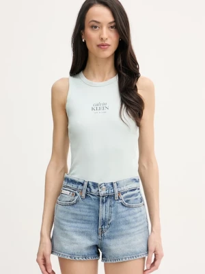 Calvin Klein Jeans top damski z bawełną