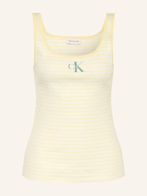 Calvin Klein Jeans Top gelb niebieski