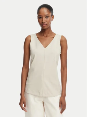 Calvin Klein Jeans Top LV044G206G Beżowy Slim Fit