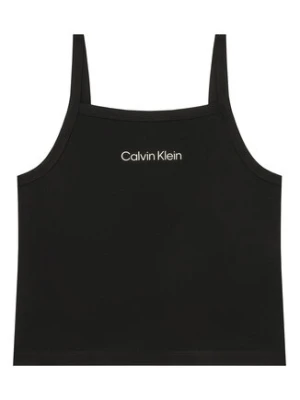 Calvin Klein Jeans Top LVCKSJB12G Czarny Slim Fit