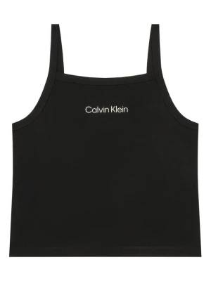 Calvin Klein Jeans Top LVCKSJB12G Czarny Slim Fit