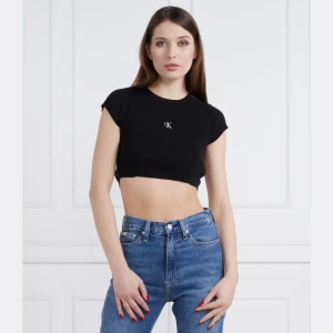 Calvin Klein Jeans Top OPEN BACK TIED | Slim Fit