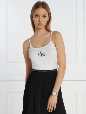 Calvin Klein Jeans Top | Regular Fit biały