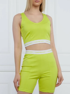Calvin Klein Jeans Top | Slim Fit zielony