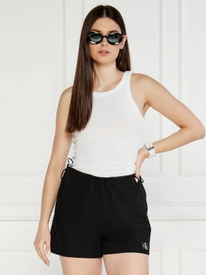 Calvin Klein Jeans Top | Slim Fit | stretch biały