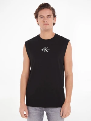 CALVIN KLEIN JEANS Top w kolorze czarnym rozmiar: S