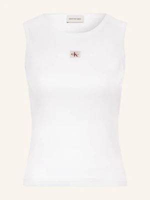 Calvin Klein Jeans Top weiss