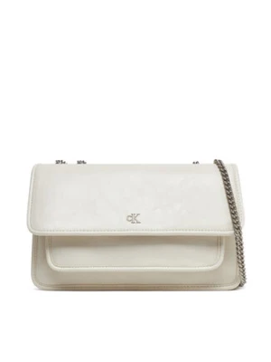 Calvin Klein Jeans Torebka Chain Ew Flap Conv Chain Bag LV04K3084G Écru