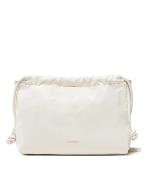 Calvin Klein Jeans Torebka Drawstring Crossbody26 LV04K3060G Écru