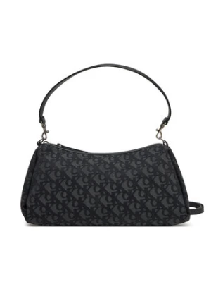 Calvin Klein Jeans Torebka Drop Monogram Lg Shoulder Bag LV04K3114G Czarny